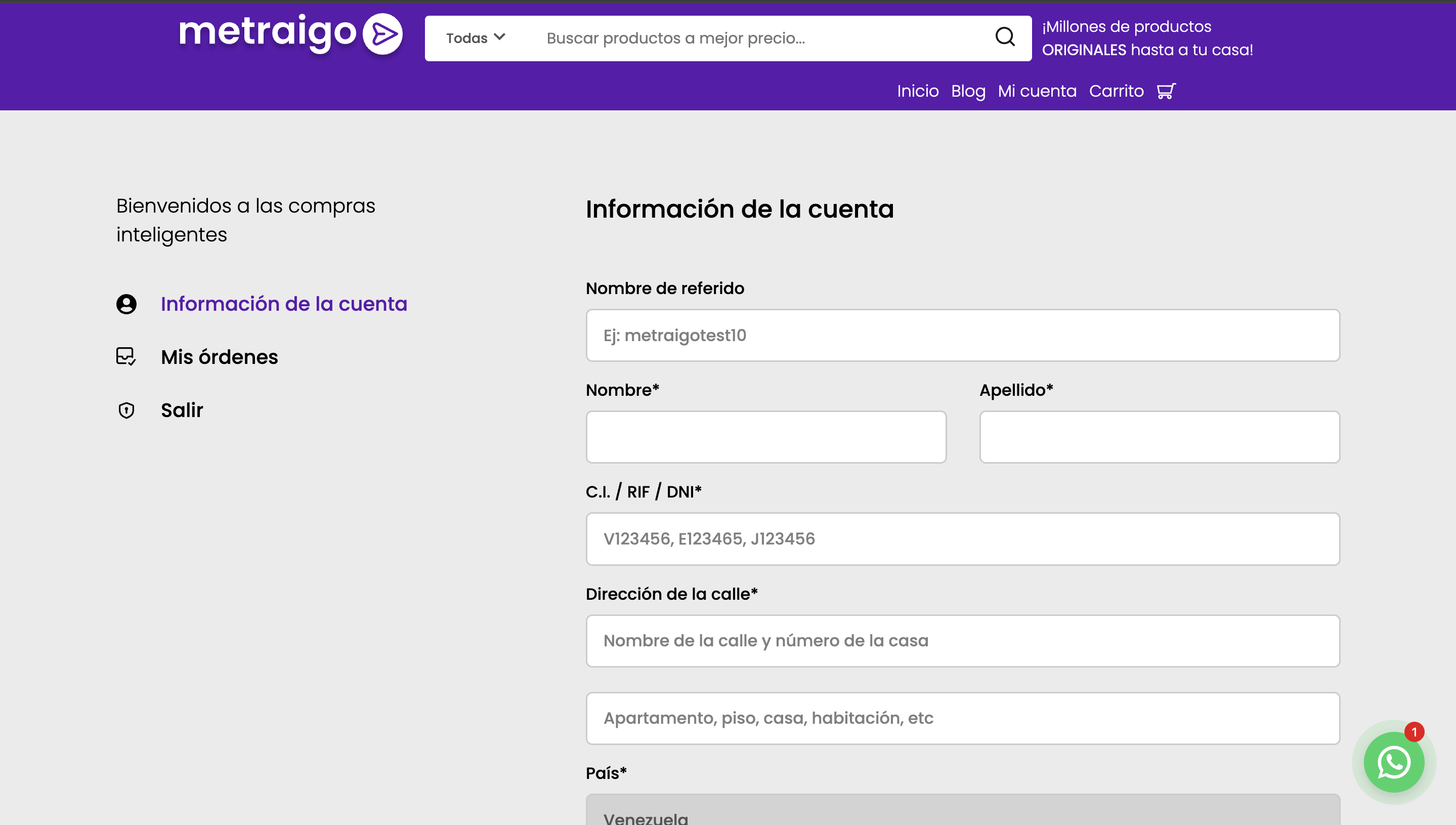 Formulario de registro